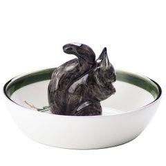 Black Forest Hand Porcelain Bowl with Squirrel Figure Sofina Boutique Kitzbuehel