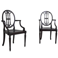 Pair of Chairs from a Yacht , circa 1910