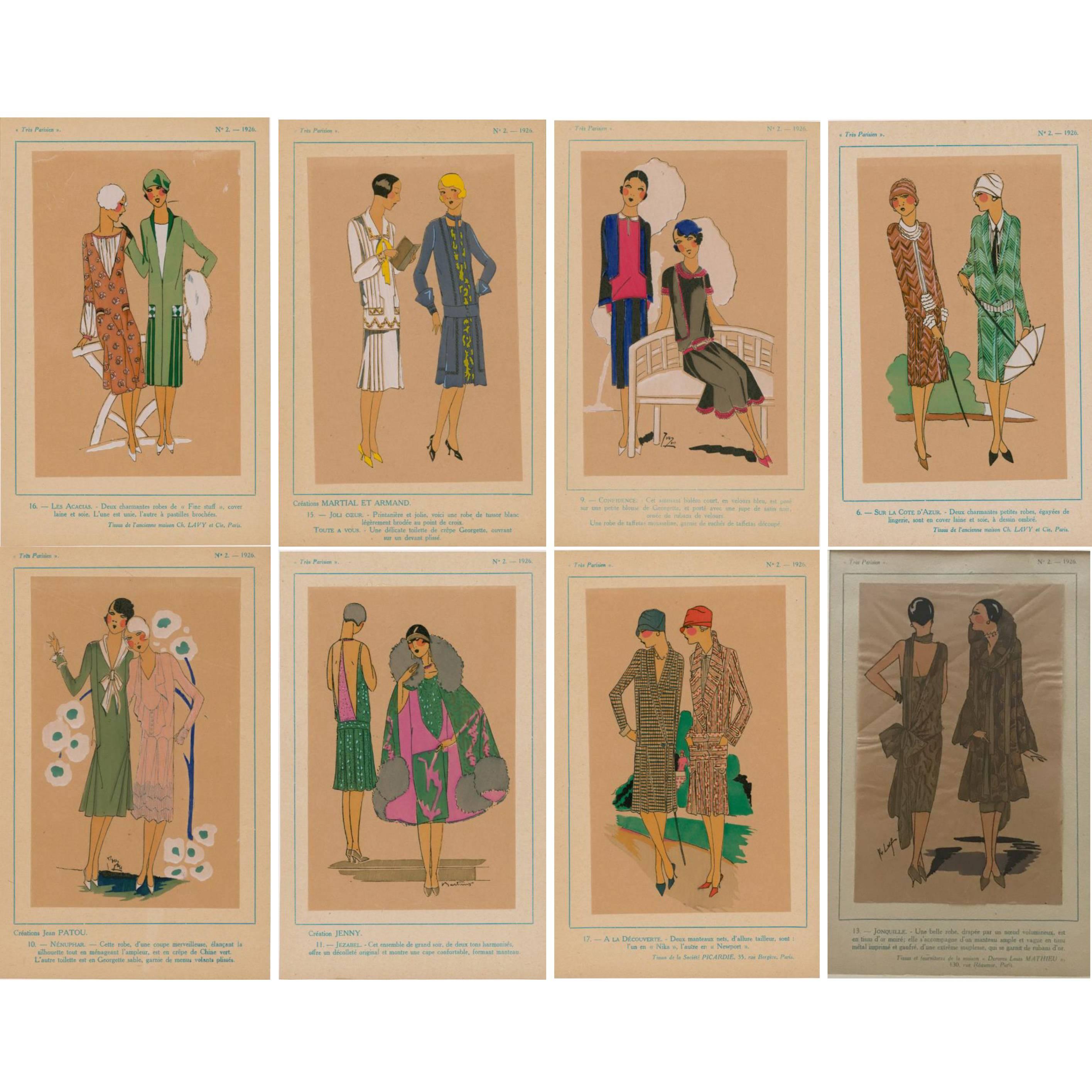 French Fashion Plates For Sale at 1stDibs