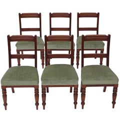 Antique Quality Set of Six Victorian Walnut Dining Chairs