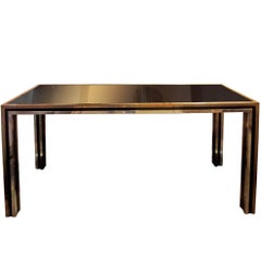 Metal Console-Table with a Mirror Top