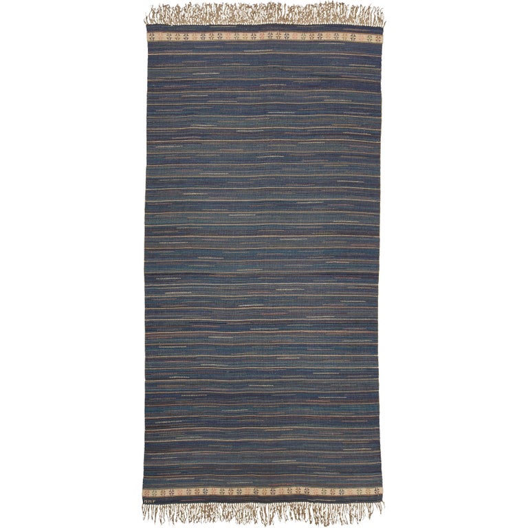 Swedish flat-weave rug, 20th century, offered by FJ Hakimian