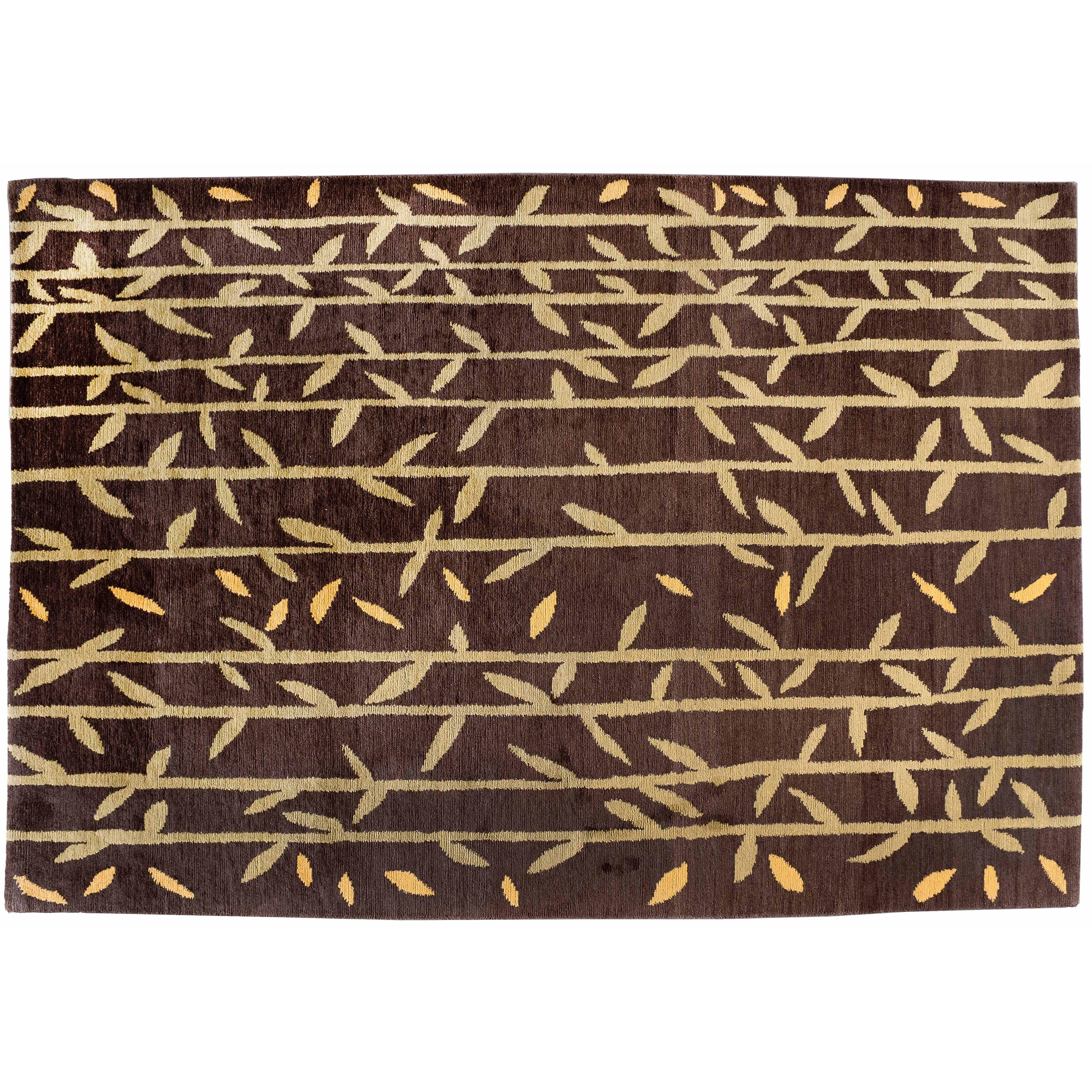 Bamboo Pattern Rug For Sale