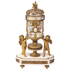 19th Century Revolving Mantel Clock