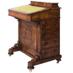 19th Century English Walnut Desk