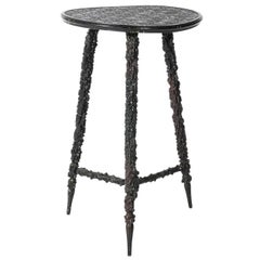 Early 20th Century Black Thorn Side Table