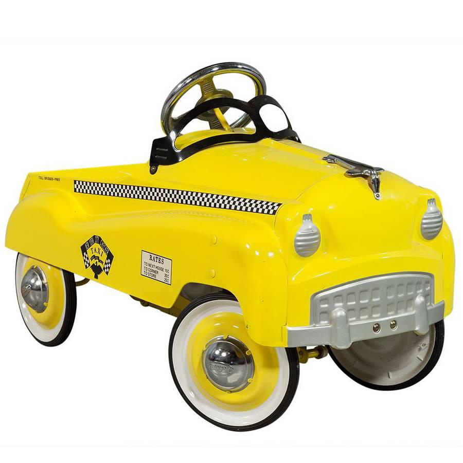 Original Vintage Style Childs NYC Taxi Cab Pedal Car