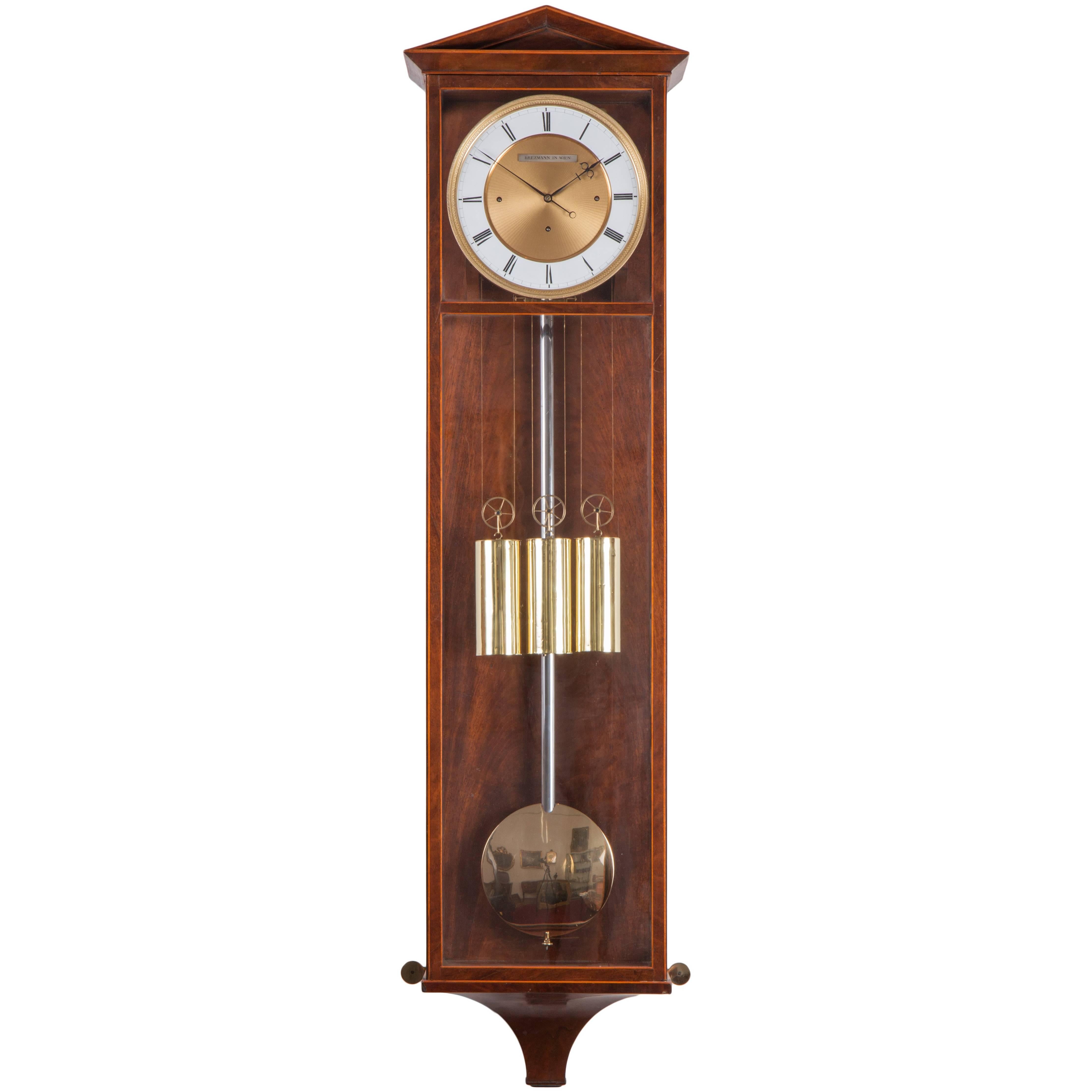 Dachl Clock by Brezmann, Vienna, circa 1830 For Sale