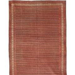 Antique 19th Century Persian Mir Gallery Carpet