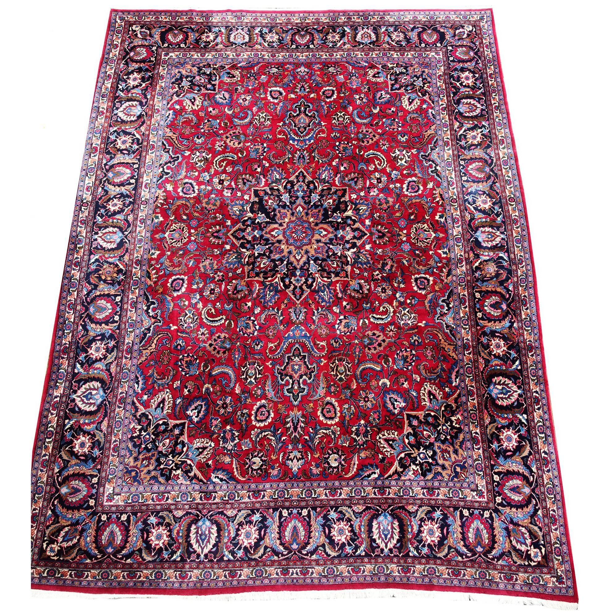 Extra Large Vintage Persian Khorasan Carpet