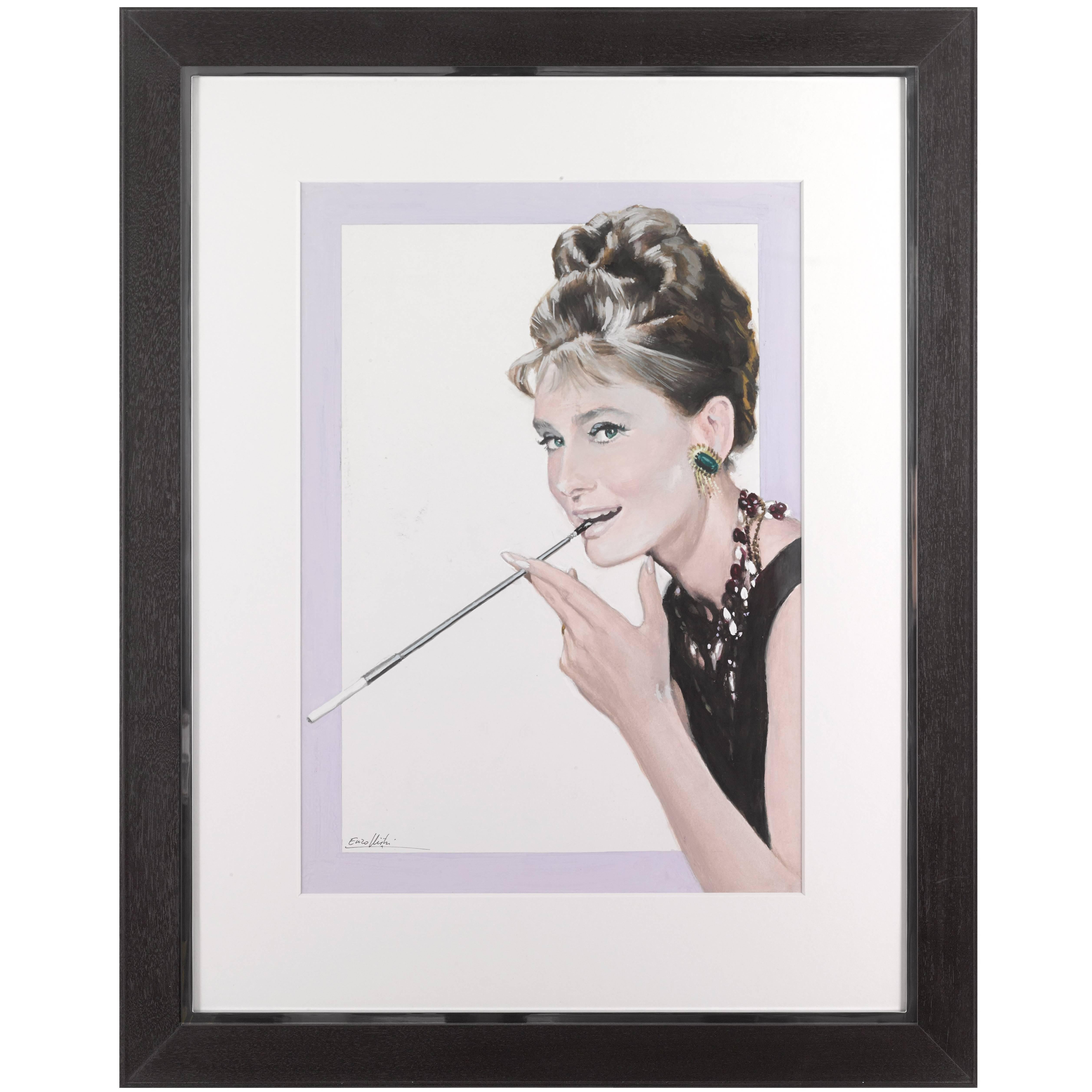 "Breakfast at Tiffany's / Colazione Da Tiffany, œuvre d'art italienne originale en vente