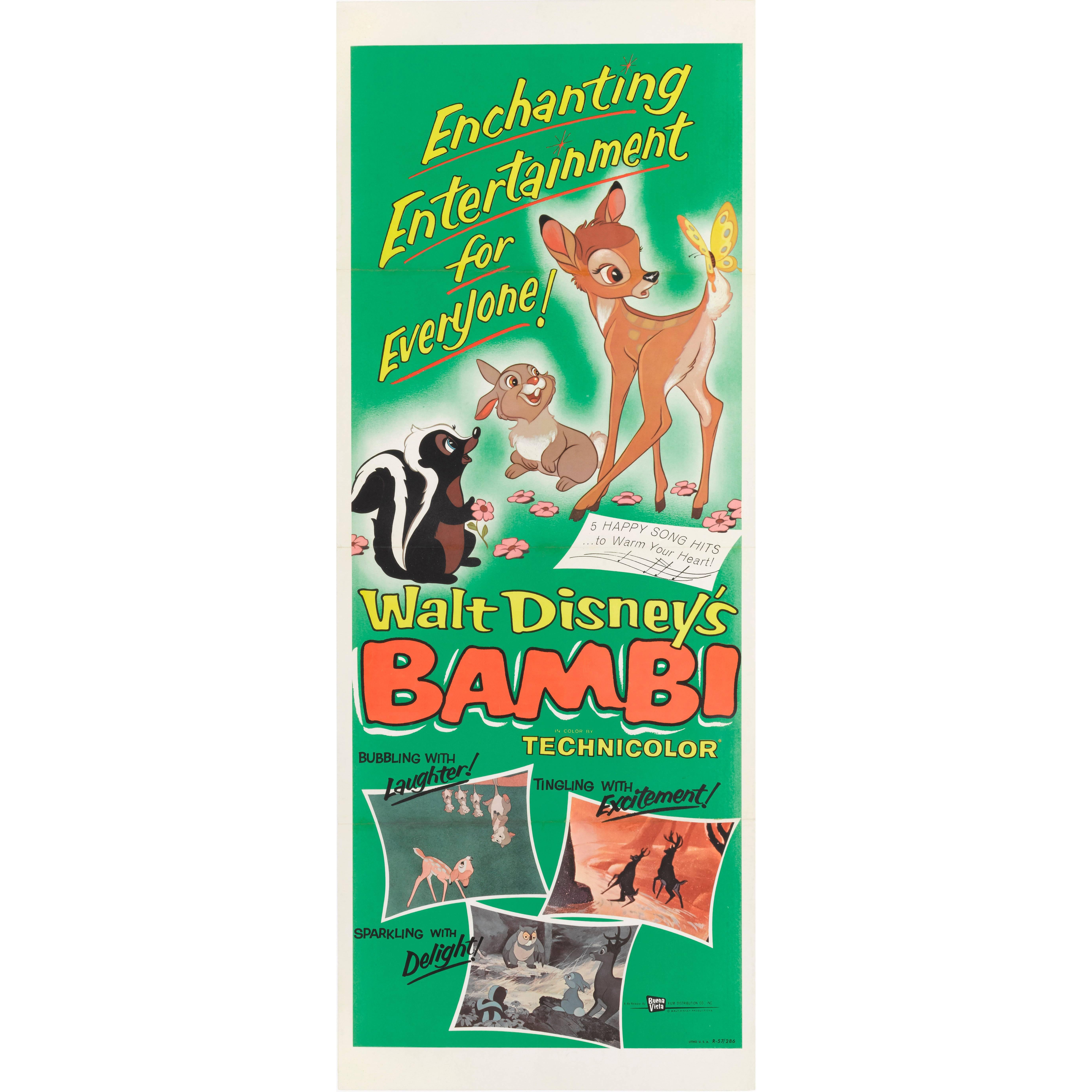 "Bambi" US Movie Poster For Sale