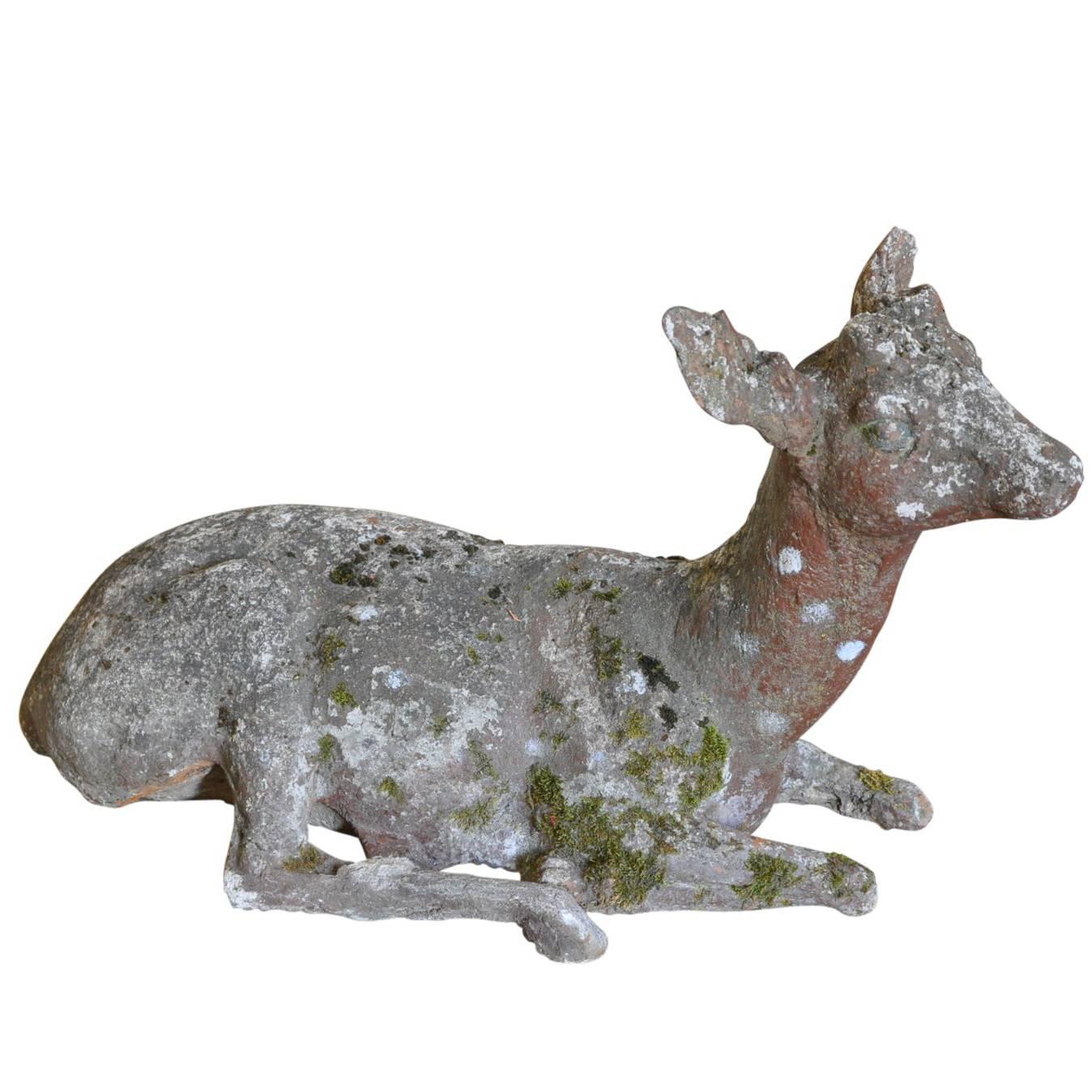 French 19th Century Deer Statue