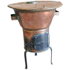 Used French 19th Century 'Lessiveuse", Clothes Washing Machine