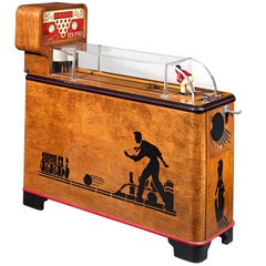 Vintage Rock-Ola Ten Pins Bowling Machine