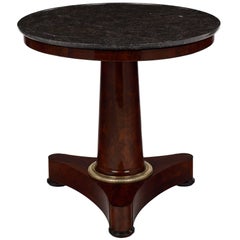 Empire Period Gueridon with Marble Top