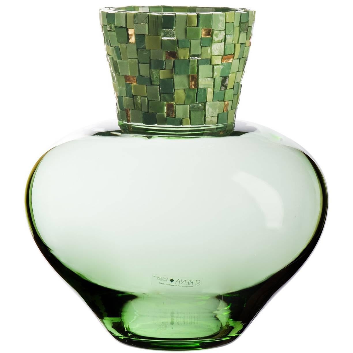 Corona Green Vase