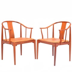 Pair of Hans Wegner "Chinese Chairs" for Fritz Hansen