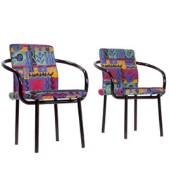 Pair of Ettore Sottsass Mandarin Chairs for Knoll