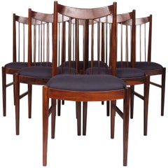 Arne Vodder for Sibast Midcentury Rosewood Dining Chairs