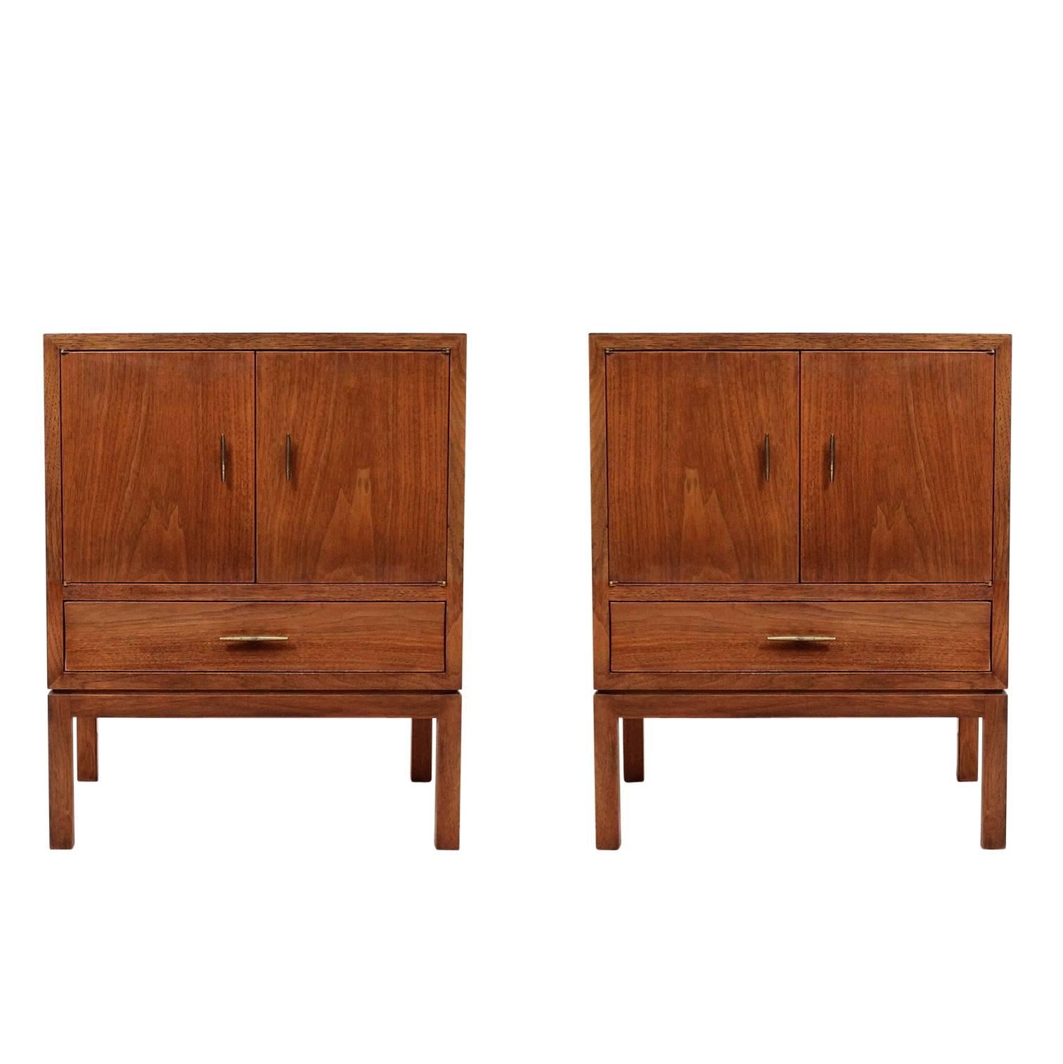Pair of Nightstands by Edward Wormley for Dunbar