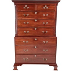 18th Century Mahogany Chest on Chest or Tallboy