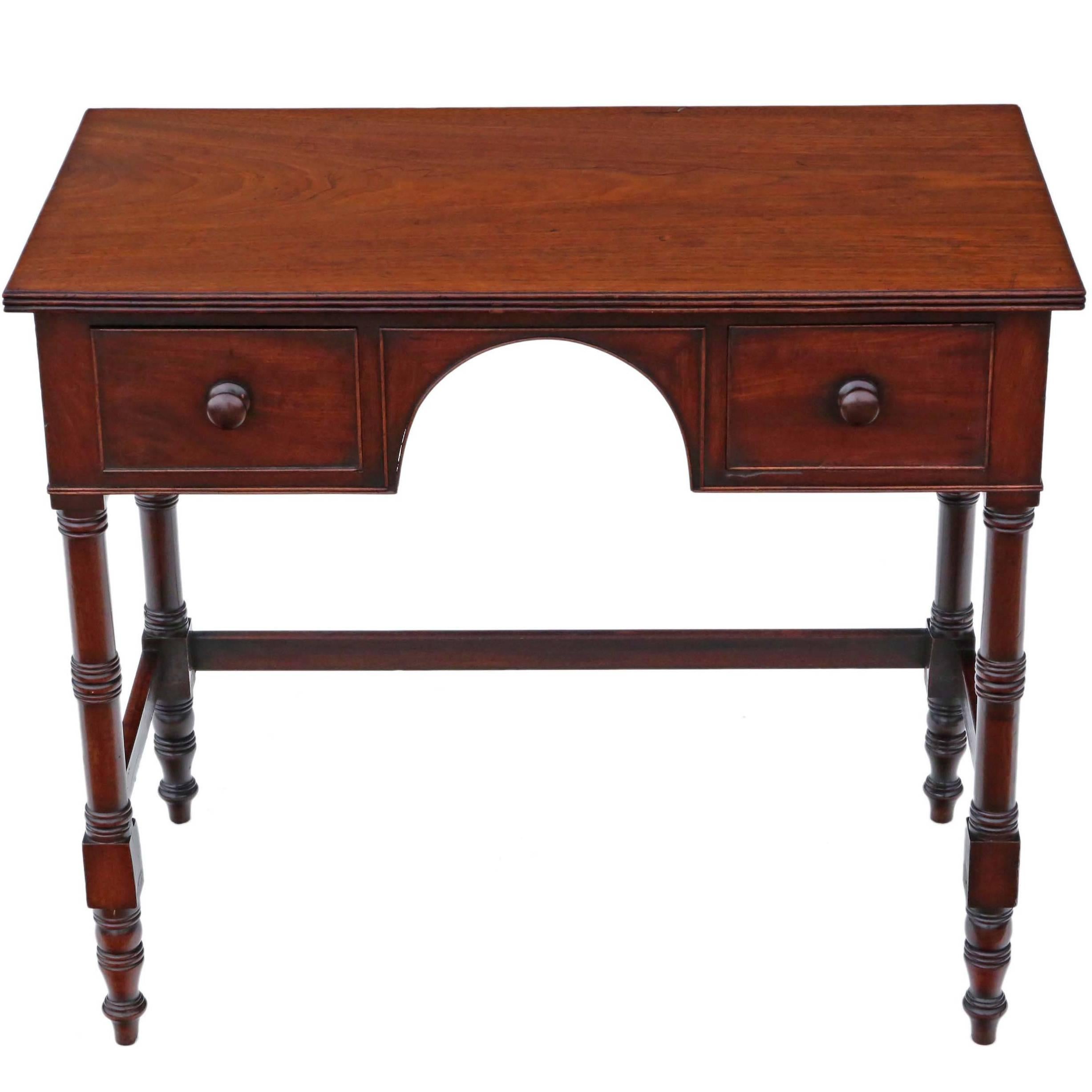 Antique Regency circa 1825 and Later Mahogany Desk or Writing Table For Sale