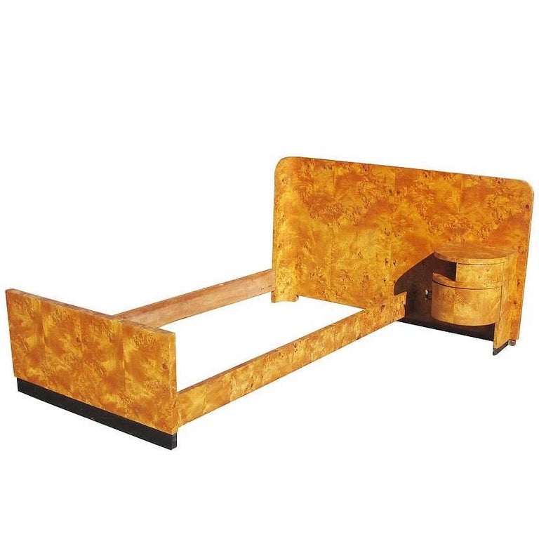 Vintage 1920s 1930s Italian Art Deco Bed