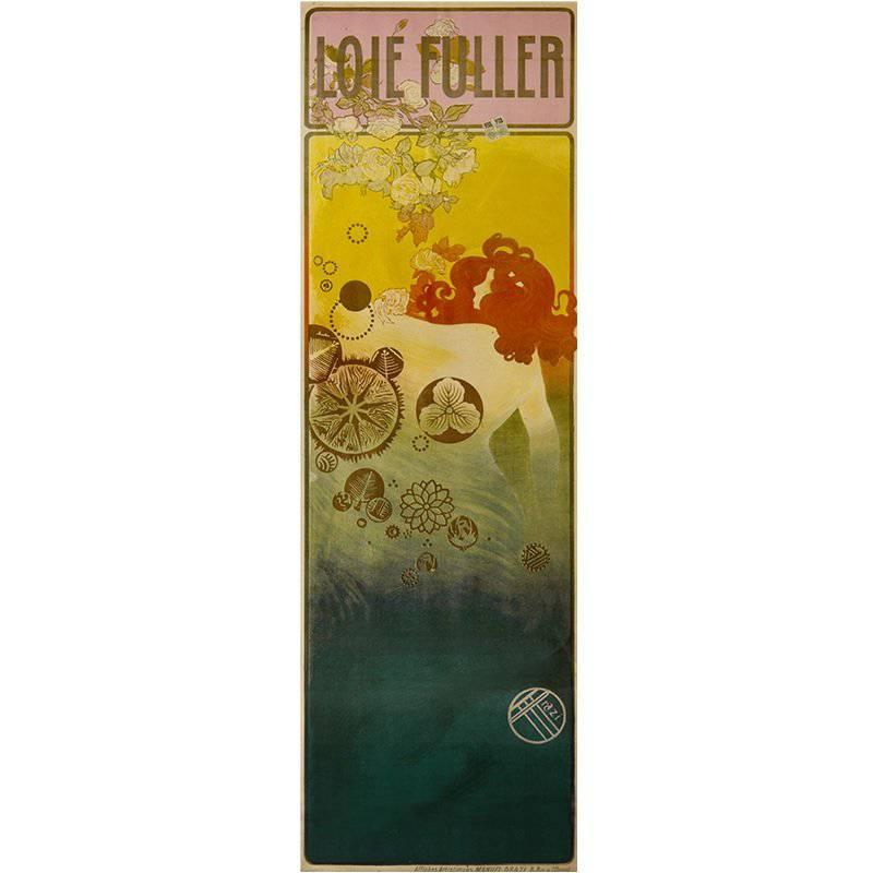 Orazi Art Nouveau "Loïe Fuller" Lithograph