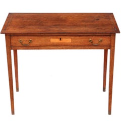 Antique Quality George III circa 1810 Inlaid Mahogany Desk or Writing Table