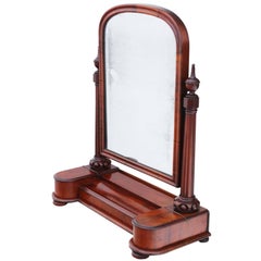 Antique grand miroir de coiffeuse de qualité supérieure, vers 1860