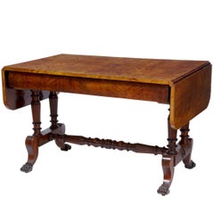 19th Century Swedish Birch Sofa Table