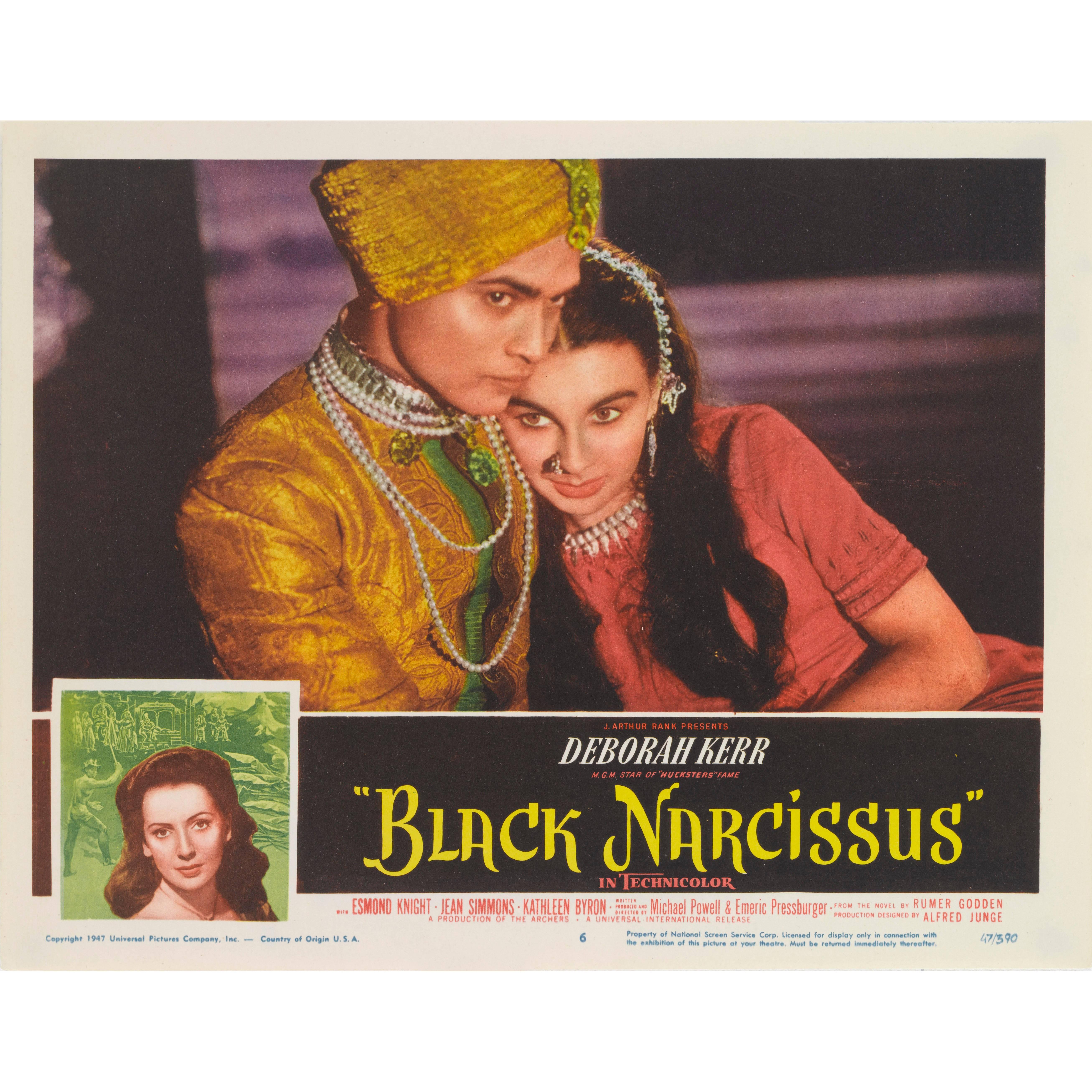"Black Narcissus" Original US Lobby Card For Sale