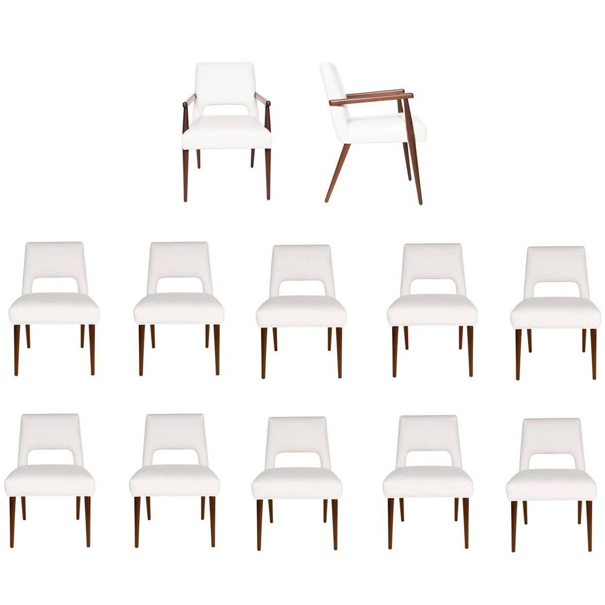 Set of 12 Hofford Dining Chairs For Sale