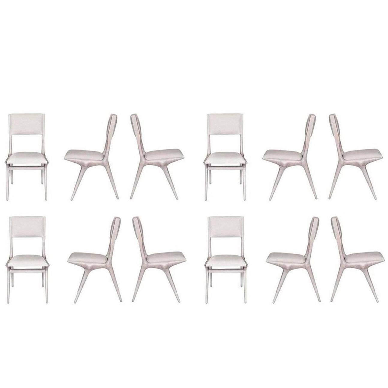 Set of 12 Boone Dining Chairs For Sale