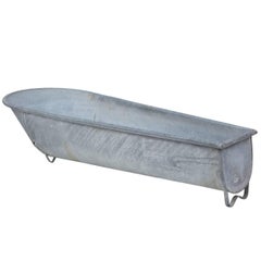 1950s Galvanised Tin Bath Possible Garden Planter Use