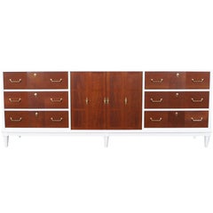 Vintage Two-Tone Credenza by American of Martinsville
