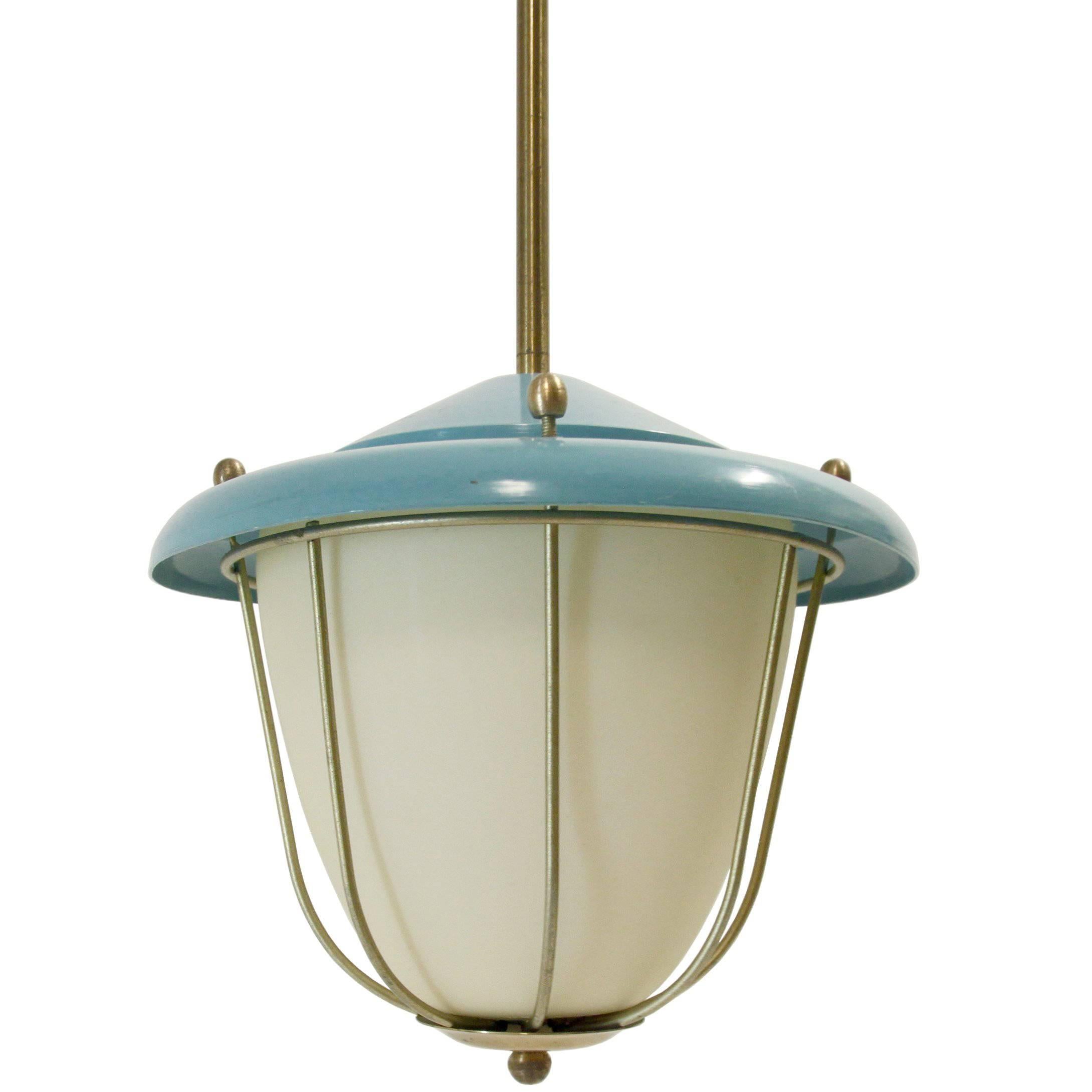 Functionalist Ceiling Light, 1950s