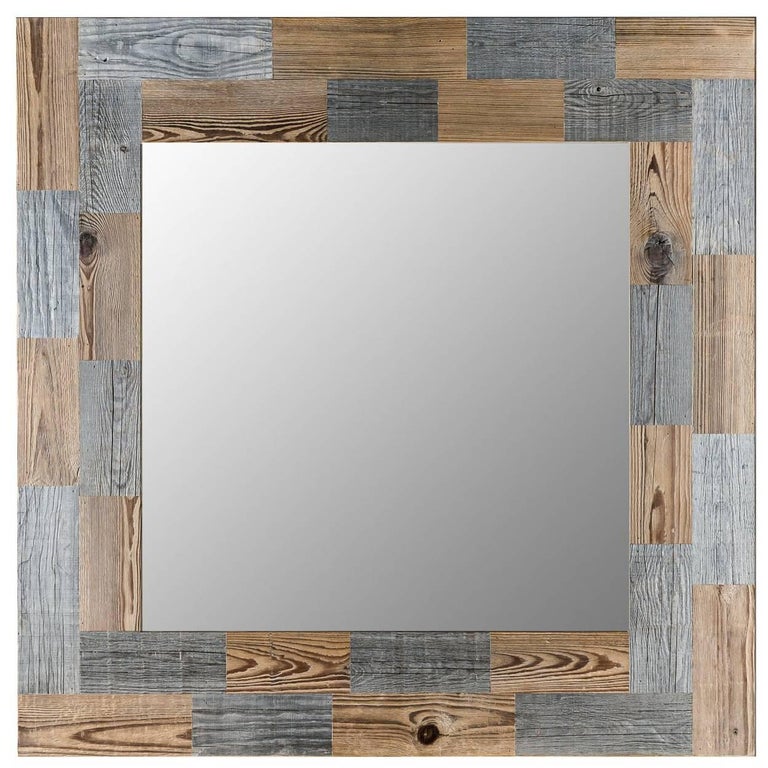 Wood Mirror Lago de Foses For Sale at 1stDibs