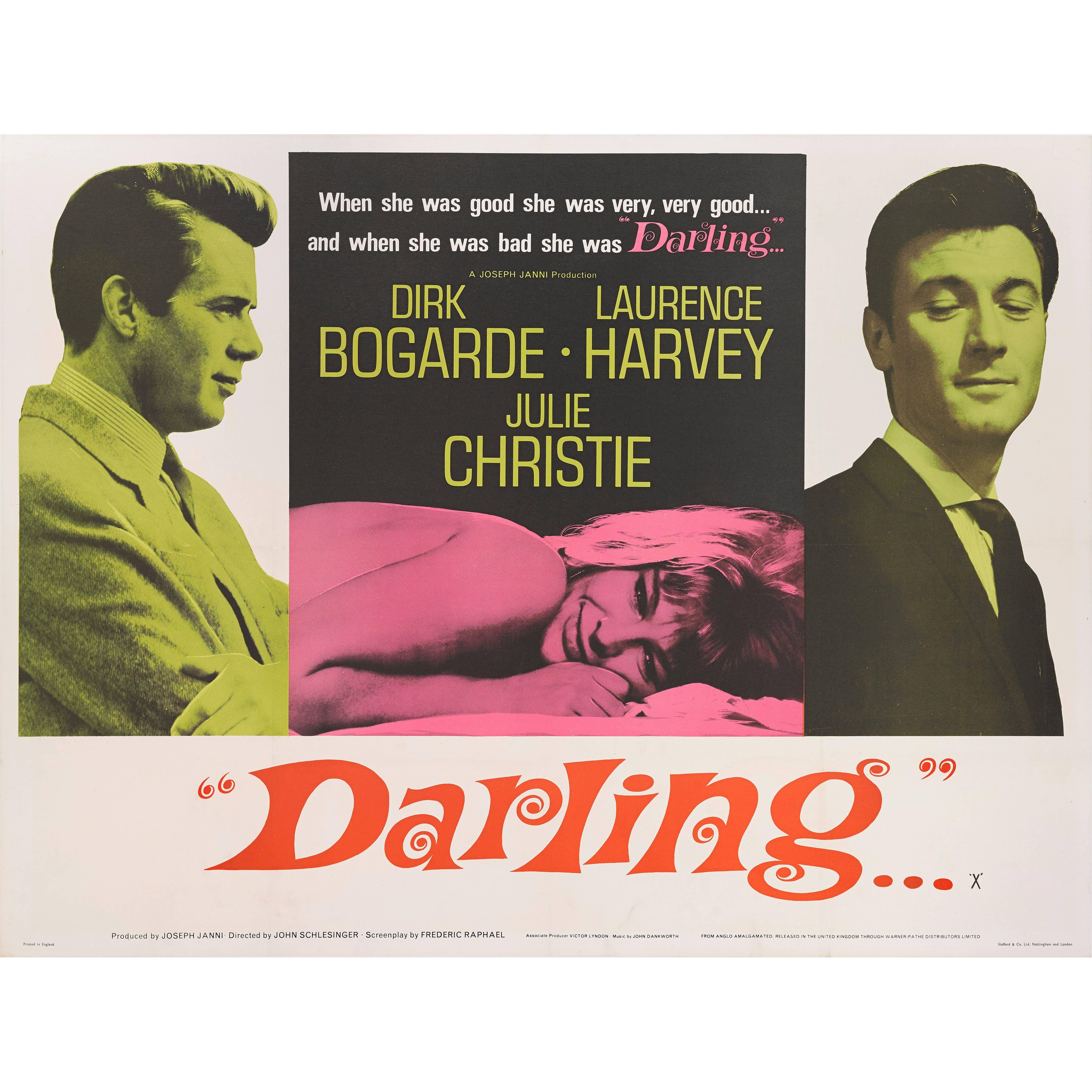 "Darling" Original British Movie Poster