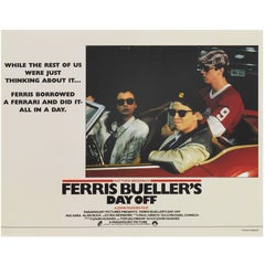 Vintage "Ferris Bueller's Day Off", Original British Lobby Card