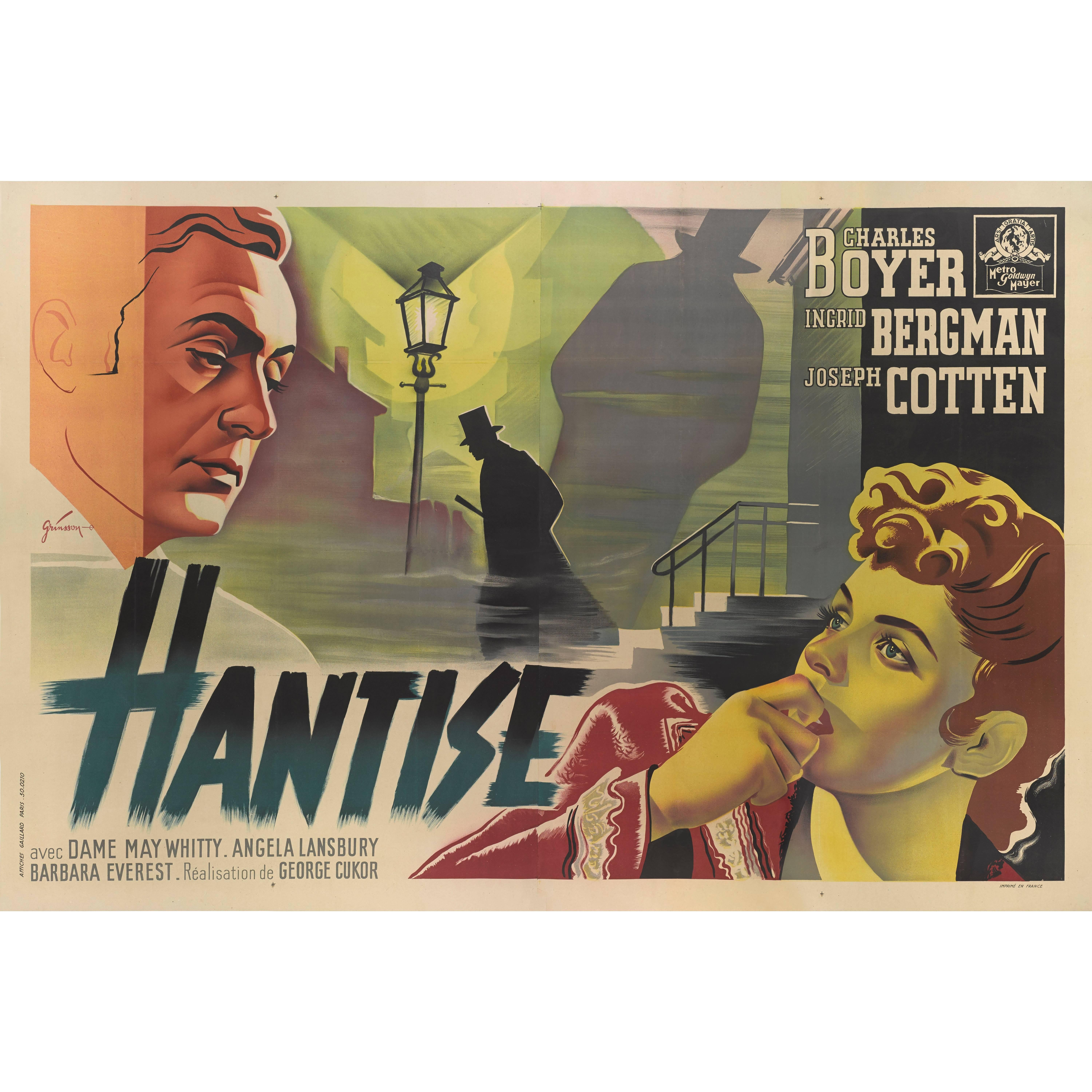 "Gaslight / Hantise" Original French Movie Poster
