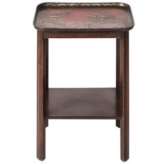 Red Chinoiserie Tray Table, circa 1900