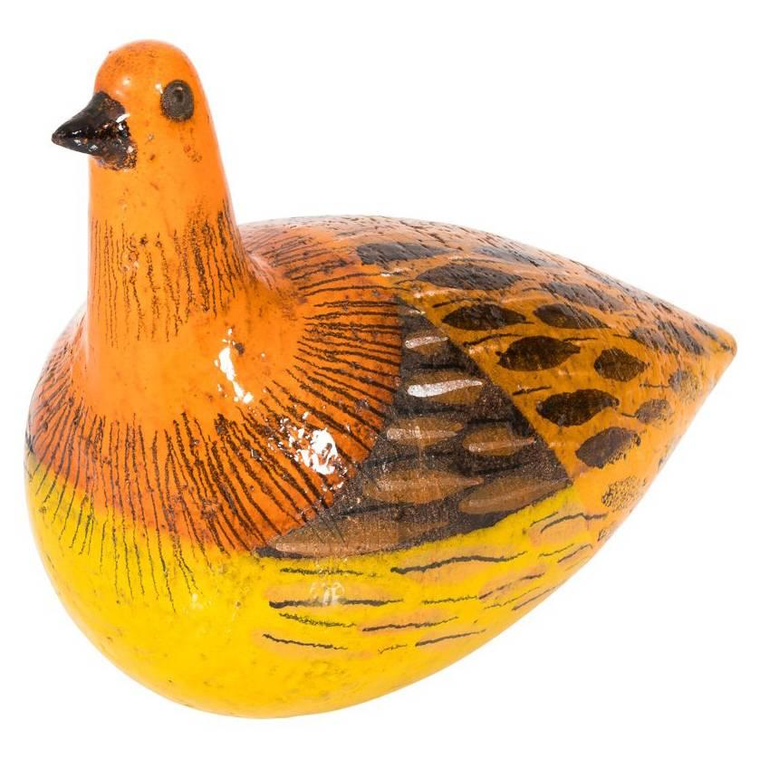 Ceramic Bird by Alvino Bagni for Bitossi For Sale