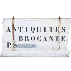 Early 20th Century French Antique Street Shop Sign