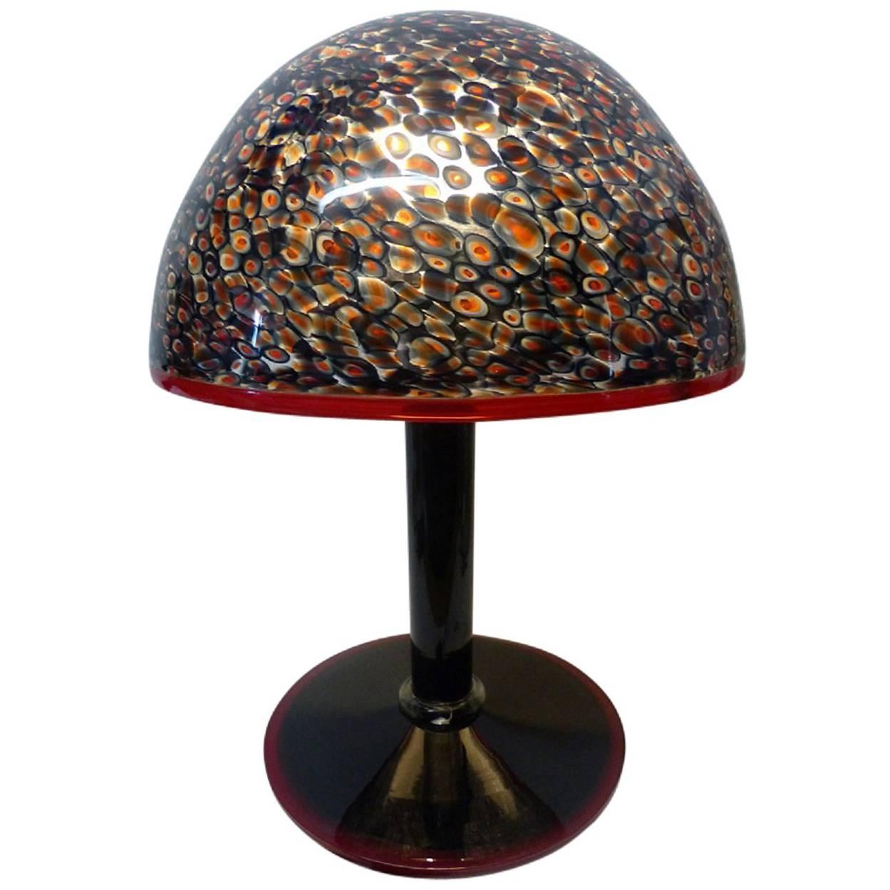  Murano Vistosi Table Lamp Designed by Gae Aulenti and Manufactured in Italy For Sale