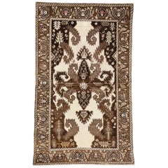 Vintage Turkish Oushak Rug, Timeless Elegance Meets Mid-Century Modern Style