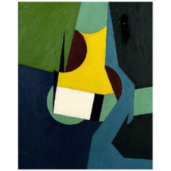 Poul Esting, Composition, Listed Danish Artist, 1977