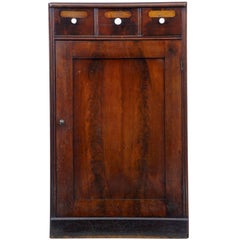 Antique 19th Century Mahogany and Oak Cabinet