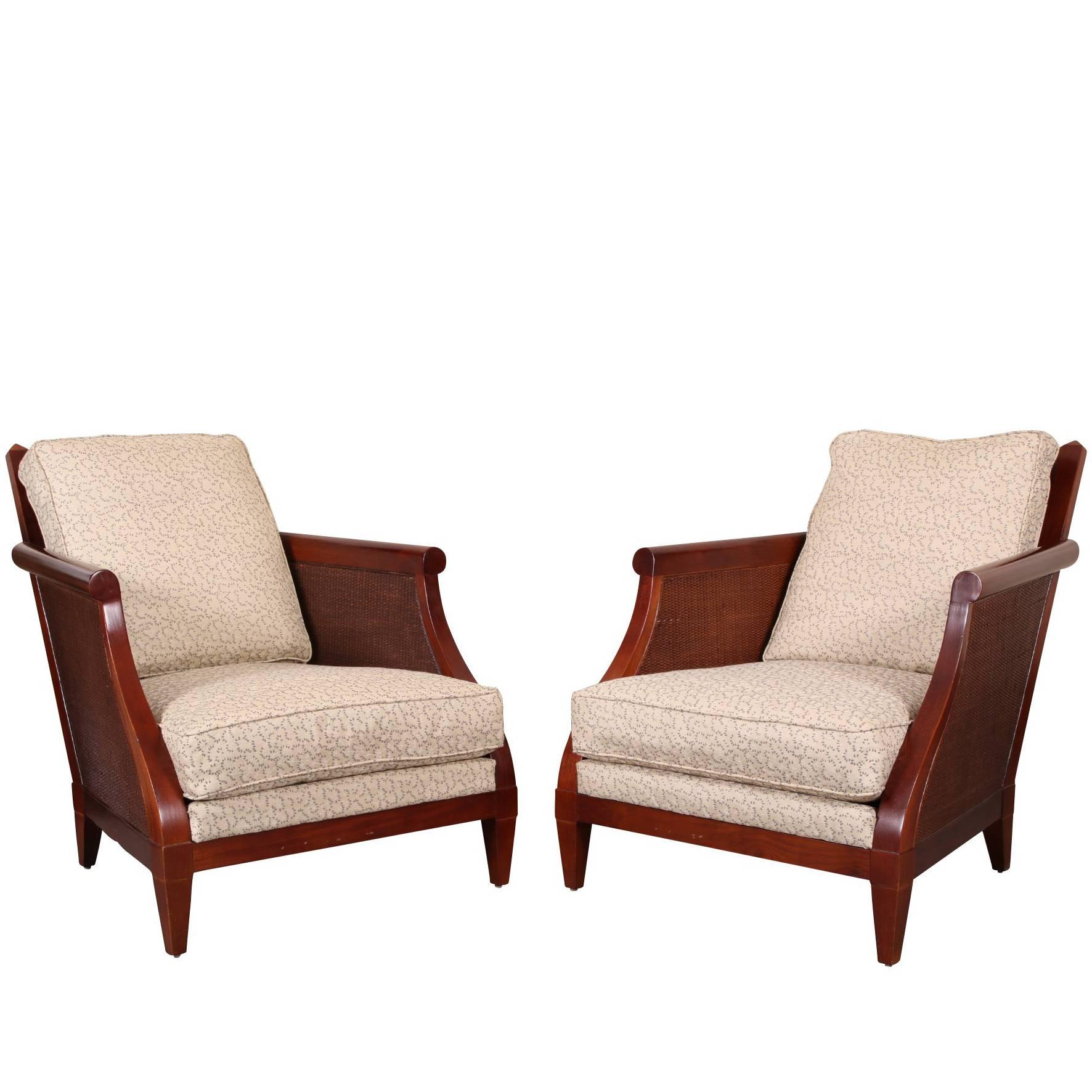 Pair of Holly Hunt for Sutherland Lounge Chairs